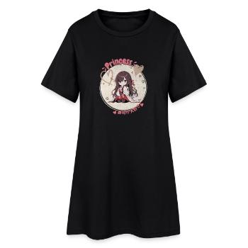 Kawaii Anime Princess – Otaku Girl Design - Robe T-shirt Femme - noir - Devant