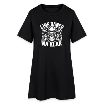 Line Dance NA KLAR Skull - Women’s T-Shirt Dress - black - Front