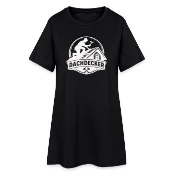 Roofer Craft Logo Motif - Robe T-shirt Femme - noir - Devant