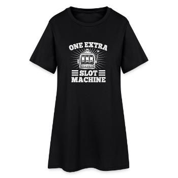 Casino Gambler Un jeu supplémentaire sur la machine à sous - Robe T-shirt Femme - noir - Devant