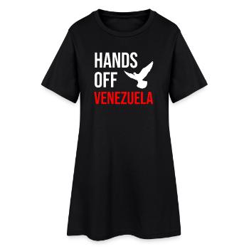TOUCHE PAS AU VENEZUELA - Robe T-shirt Femme - noir - Devant