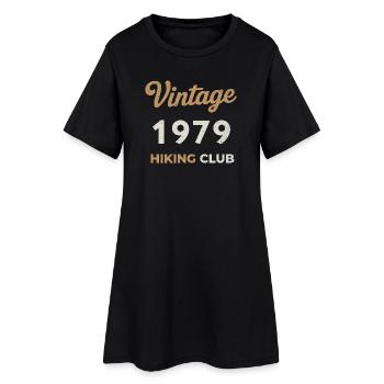 Millésime 1979 – Année de naissance rétro du Yachting Club - Robe T-shirt Femme - noir - Devant