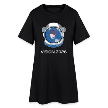 Vision 2026 USA Astronaut - Robe T-shirt Femme - noir - Devant
