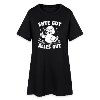 Duck Good All Good - Women’s T-Shirt Dress - black - Front