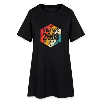 Édition limitée cadeau d’anniversaire 2008 - Robe T-shirt Femme - noir - Devant