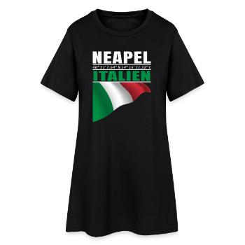 Naples - Robe T-shirt Femme - noir - Devant