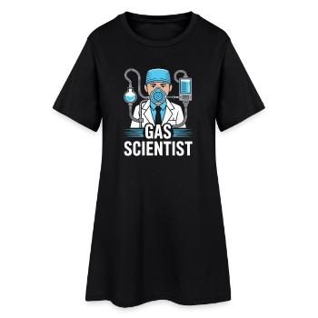 Anesthesiologist Gas Scientist Anesthesia - Women’s T-Shirt Dress - black - Front