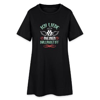 J’adore mon Bullmastiff - Robe T-shirt Femme - noir - Devant
