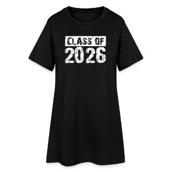 Year 2026 – Class Graduation Student Student - Women’s T-Shirt Dress - black - Front
