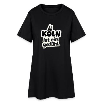 Cologne is a feeling Cologne cathedral - Women’s T-Shirt Dress - black - Front