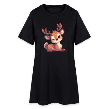Renne Renne - Robe T-shirt Femme - noir - Devant