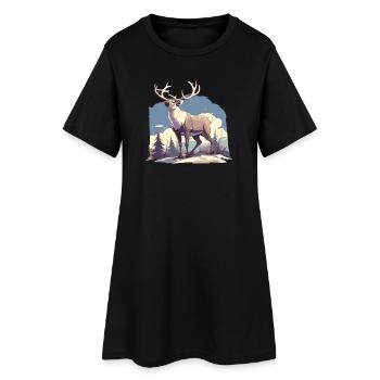 Renne Renne - Robe T-shirt Femme - noir - Devant