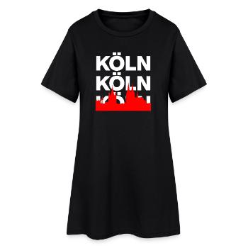 KÖLLE ES EIN JEFÖHL KÖLN DOMLIEBE RHEIN DOMSTADT - Robe T-shirt Femme - noir - Devant