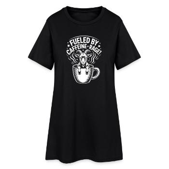 Dictons du café Caféine Cadeau drôle de café - Robe T-shirt Femme - noir - Devant