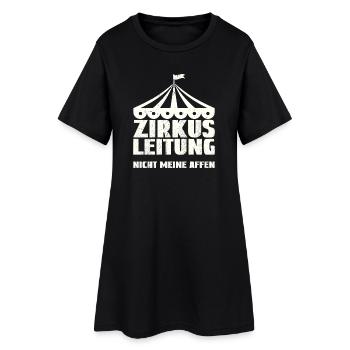Gestion de cirque - Pas mes singes - Robe T-shirt Femme - noir - Devant