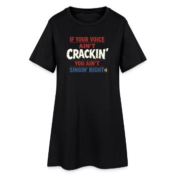 Communauté de musique folk Shanty Crew - Robe T-shirt Femme - noir - Devant