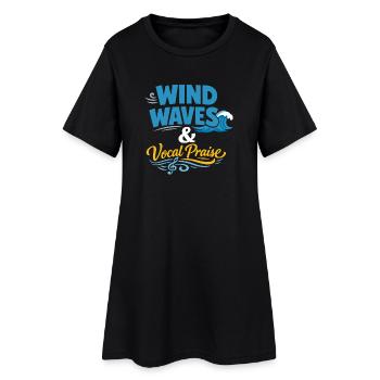 Communauté de musique folk Shanty Crew - Robe T-shirt Femme - noir - Devant