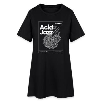 Design des affiches musicales Acid Jazz - Robe T-shirt Femme - noir - Devant