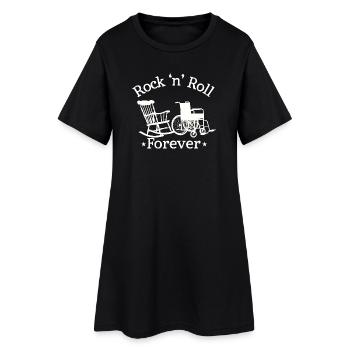 Rock n Roll Forever Music Lover Design - Women’s T-Shirt Dress - black - Front