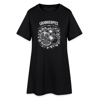 Graphique vintage de grenade - Robe T-shirt Femme - noir - Devant