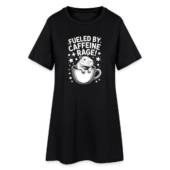 Dictons du café Caféine Cadeau drôle de café - Robe T-shirt Femme - noir - Devant