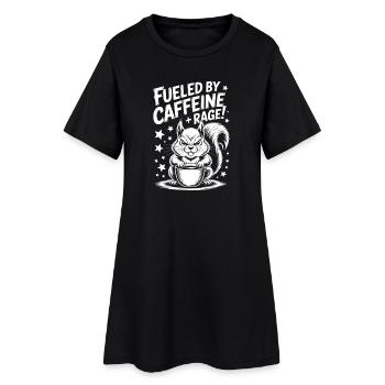Dictons du café Caféine Cadeau drôle de café - Robe T-shirt Femme - noir - Devant