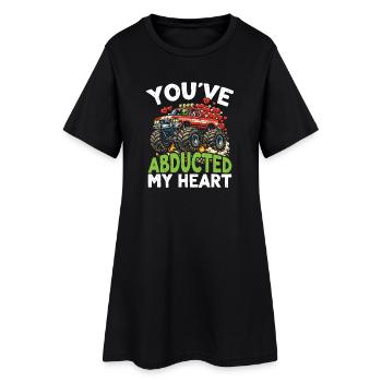 Monster Truck du Cœur Enlevé - Robe T-shirt Femme - noir - Devant