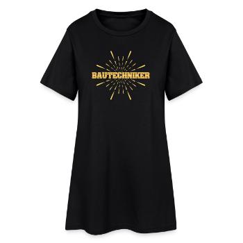 Métier de technicien en construction - Robe T-shirt Femme - noir - Devant