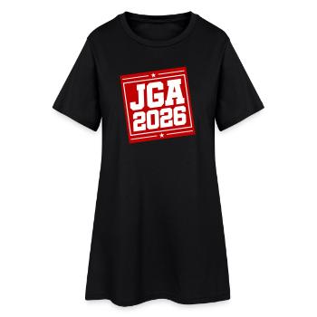 Jga 2026 Enterrement de vie de garçon - Robe T-shirt Femme - noir - Devant
