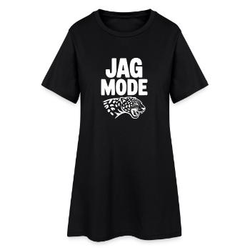 Jag Mode - Women’s T-Shirt Dress - black - Front