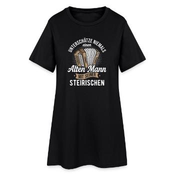 Accordéon Styrien Accordéon Vieux Homme - Robe T-shirt Femme - noir - Devant