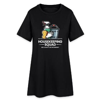 Funny Cleaning Design - Women’s T-Shirt Dress - black - Front