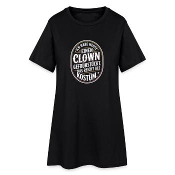 Remplacement du costume de clown du Petit-déjeuner de Clown Carnival - Robe T-shirt Femme - noir - Devant