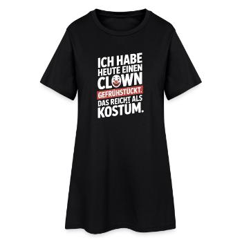 Remplacement du costume de clown du Petit-déjeuner de Clown Carnival - Robe T-shirt Femme - noir - Devant