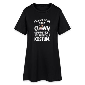Remplacement du costume de clown du Petit-déjeuner de Clown Carnival - Robe T-shirt Femme - noir - Devant
