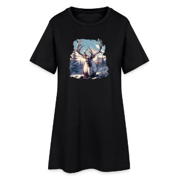 Renne Renne - Robe T-shirt Femme - noir - Devant
