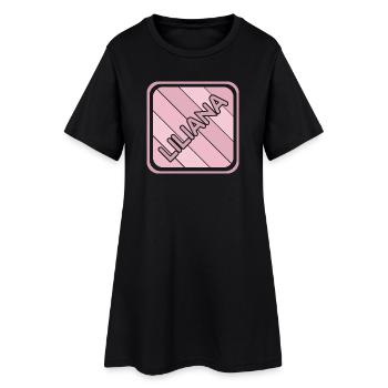 Geschenk für Liliana - Frauen T-Shirt-Kleid - Schwarz - Vorne
