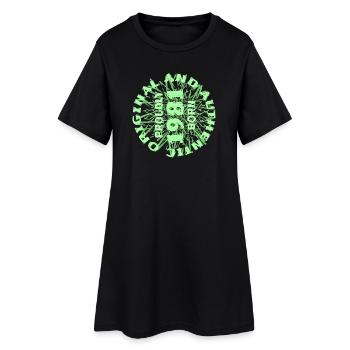 Temps libre 1981 - Robe T-shirt Femme - noir - Devant