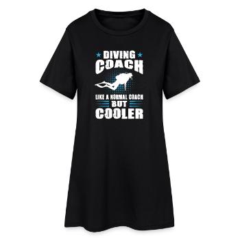 Je préférerais être une tenue de plongée - cadeau de plongeur - Robe T-shirt Femme - noir - Devant