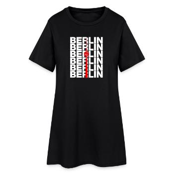 TOUR DE TÉLÉVISION DE BERLIN, ALEX POINT DE REPÈRE DIT EST BERLIN - Robe T-shirt Femme - noir - Devant