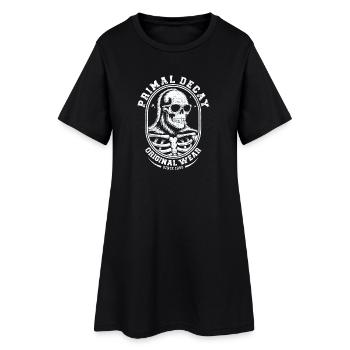 Skeleton Crest T-shirt - Robe T-shirt Femme - noir - Devant