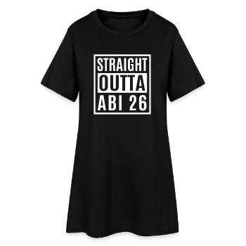 Directement sorti d’Abi 2026 - Abitur - Cadeau - Robe T-shirt Femme - noir - Devant