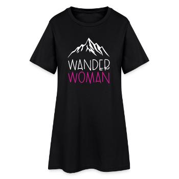 Femme errante - Robe T-shirt Femme - noir - Devant