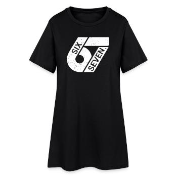 Six Seven Memes - Women’s T-Shirt Dress - black - Front