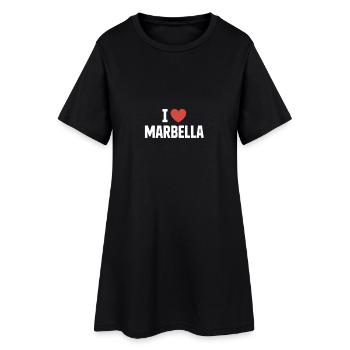I love Marbella - Women’s T-Shirt Dress - black - Front