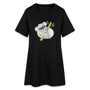 Koala Bamboo Cool Sunglasses - Women’s T-Shirt Dress - black - Front