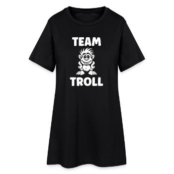 troll - Women’s T-Shirt Dress - black - Front