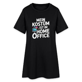 Costume is in the home office carnival carnival office - Women’s T-Shirt Dress - black - Front