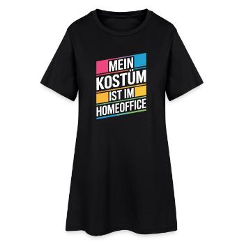 Costume is in the home office carnival carnival office - Women’s T-Shirt Dress - black - Front