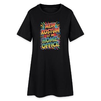 Costume is in the home office carnival carnival office - Women’s T-Shirt Dress - black - Front